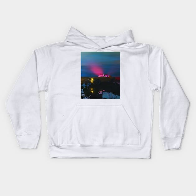 Escape Through The Night Kids Hoodie by devansh